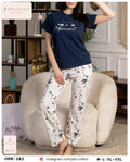Live in the Moment Tee and Floral Pants Pajama Set